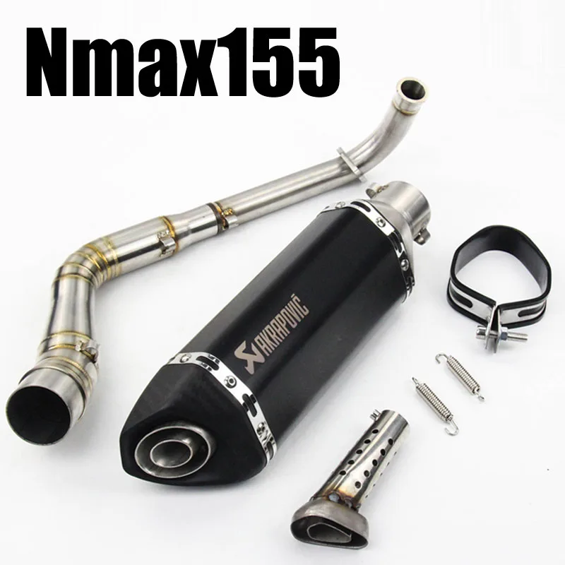 NMAX155 Motorcycle Akrapovic Exhaust Muffler Slip-On Full System Contact Pipe DB Killer For YAMAHA NMAX 155 NMAX 125 N-MAX155
NMAX155 Motorcycle Akrapovic Exhaust Muffler Slip-On Full System Contact Pipe DB Killer For YAMAHA NMAX 155 NMAX 125 N-MAX155