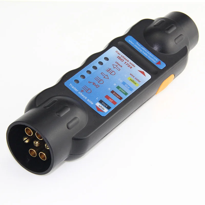 7 Pin Car Truck Trailer Plug Socket Tester Wiring Circuit Light Test Tool Diagnostic DXY88
7 Pin Car Truck Trailer Plug Socket Tester Wiring Circuit Light Test Tool Diagnostic DXY88