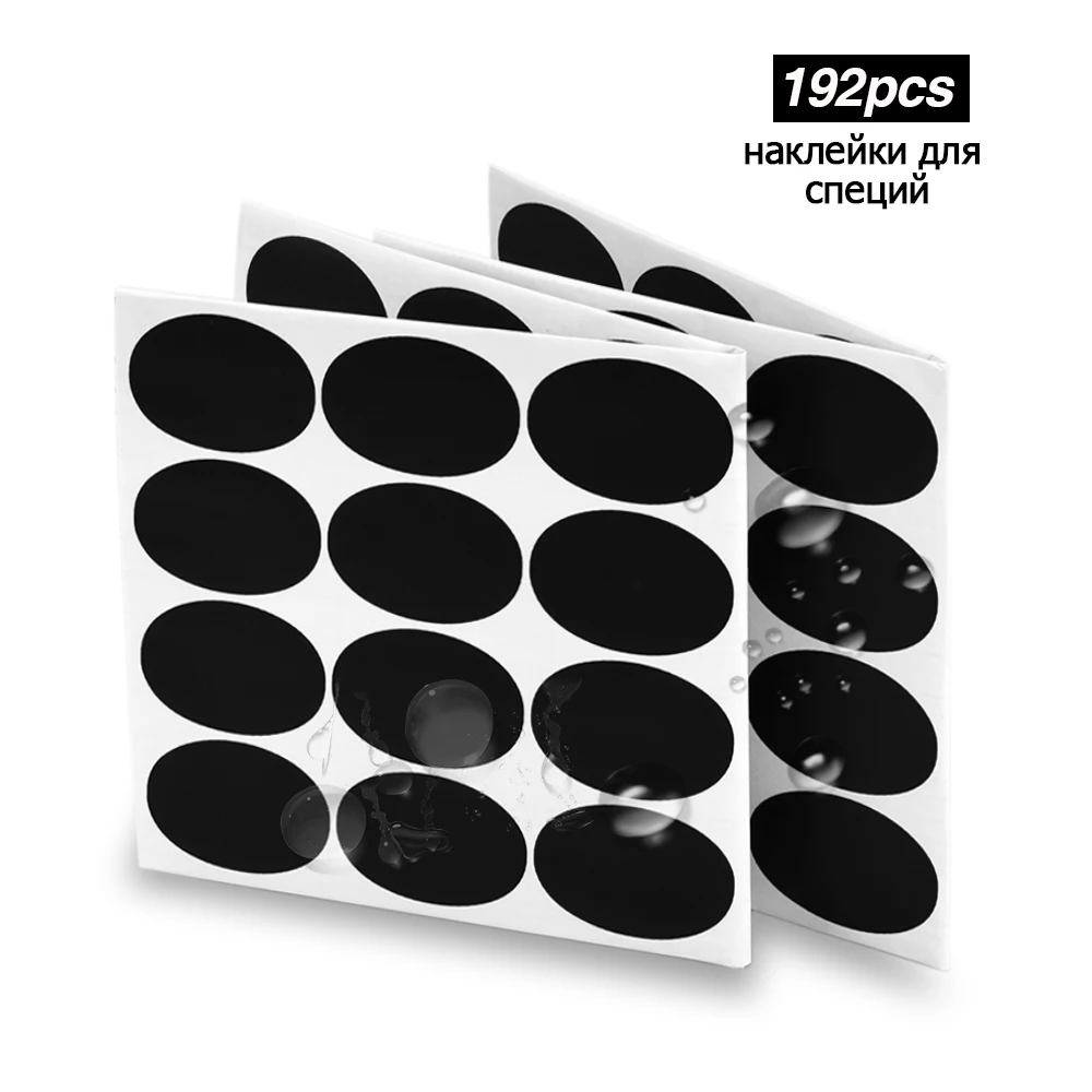 192pcs Jar Sticker Spice Sticker Waterproof Kitchen Label Stickers Organizer Storage Bottles Jars Jam Spices Labels Blackboard
192pcs Jar Sticker Spice Sticker Waterproof Kitchen Label Stickers Organizer Storage Bottles Jars Jam Spices Labels Blackboard