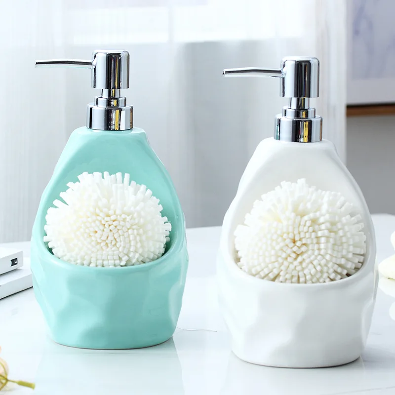 650ml Liquid Soap Dispenser For Kitchen Ceramic+Plastic Bathroom Home Decoration Bathroom Accessories Pump Lotion Bottle
650ml Liquid Soap Dispenser For Kitchen Ceramic+Plastic Bathroom Home Decoration Bathroom Accessories Pump Lotion Bottle