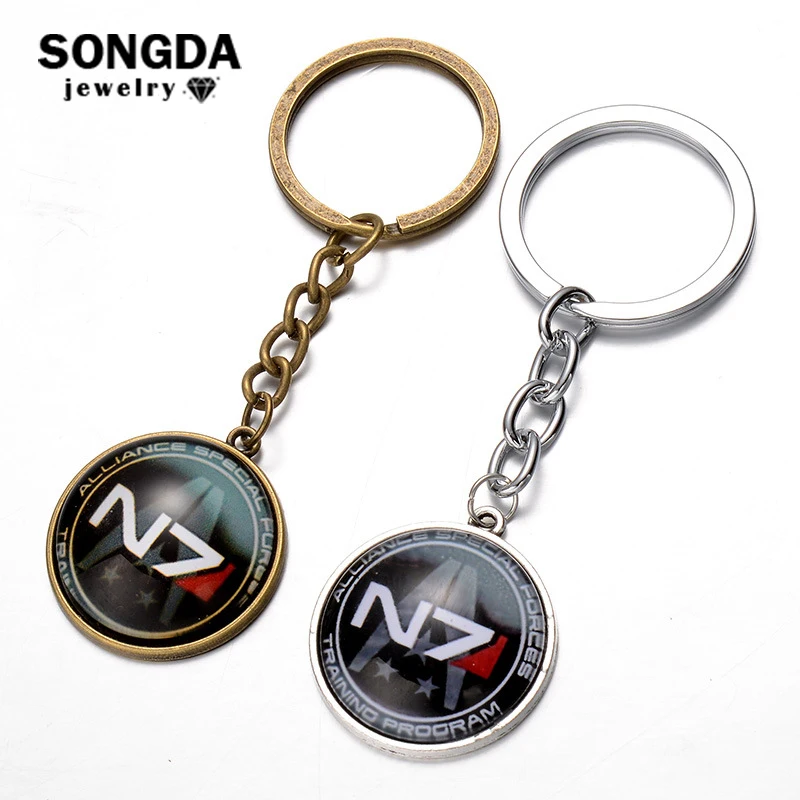 SONGDA Game N7 Tactical Ops Logo Keychain N7 Mass Effect Glass Dome Round Pendant Car Key Ring Holder Cool Gifts for Boyfriend
SONGDA Game N7 Tactical Ops Logo Keychain N7 Mass Effect Glass Dome Round Pendant Car Key Ring Holder Cool Gifts for Boyfriend