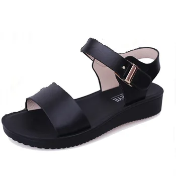Nice New Summer Sandals Before And After The Party With Low With Pure Color Hollow Strappy PU Word Type Buckle Dewy Toe Shoes
Nice New Summer Sandals Before And After The Party With Low With Pure Color Hollow Strappy PU Word Type Buckle Dewy Toe Shoes