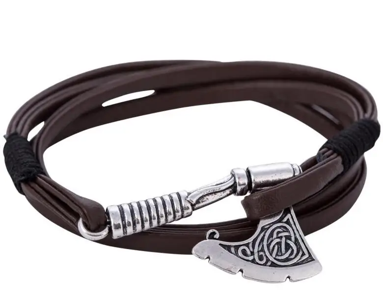 1pcs Viking Rune Norse Celtics Hammer Bracelet Leather Wrap Wristband Bangle For Men Handmade Punk Amulet Talisman Jewelry Gift
1pcs Viking Rune Norse Celtics Hammer Bracelet Leather Wrap Wristband Bangle For Men Handmade Punk Amulet Talisman Jewelry Gift