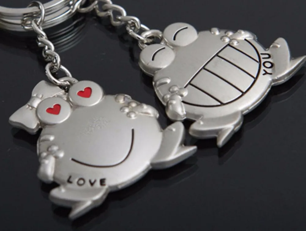 10 Pair Vintage Silver Couple Frog Keychain For Keys Ring Phone Car DIY Bag Key Chain Jewelry Handbag Gift DIY Accessories N522
10 Pair Vintage Silver Couple Frog Keychain For Keys Ring Phone Car DIY Bag Key Chain Jewelry Handbag Gift DIY Accessories N522