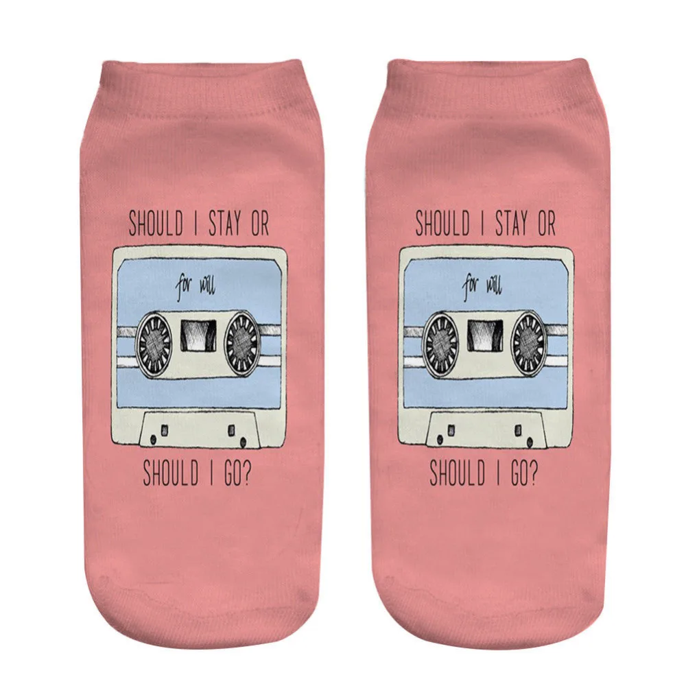 Cartoon Disk Radio Design Funny 3D Socks Fashion Printed Design for Girl Ladys Cartoon Socks Unisex Low Cut Ankle Socks
Cartoon Disk Radio Design Funny 3D Socks Fashion Printed Design for Girl Ladys Cartoon Socks Unisex Low Cut Ankle Socks