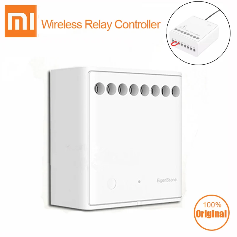 2019 Xiaomi Mijia Aqara Eigenstone Two-way control module Wireless Relay Controller 2 channels Work For Mijia Home Kit
2019 Xiaomi Mijia Aqara Eigenstone Two-way control module Wireless Relay Controller 2 channels Work For Mijia Home Kit