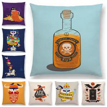 Pirate Captain Jack Cushion Cover Rum Poker Knight Viking Treasure Eagle Decorative Letters Ace Decor Sofa Throw Pillow Case
Pirate Captain Jack Cushion Cover Rum Poker Knight Viking Treasure Eagle Decorative Letters Ace Decor Sofa Throw Pillow Case