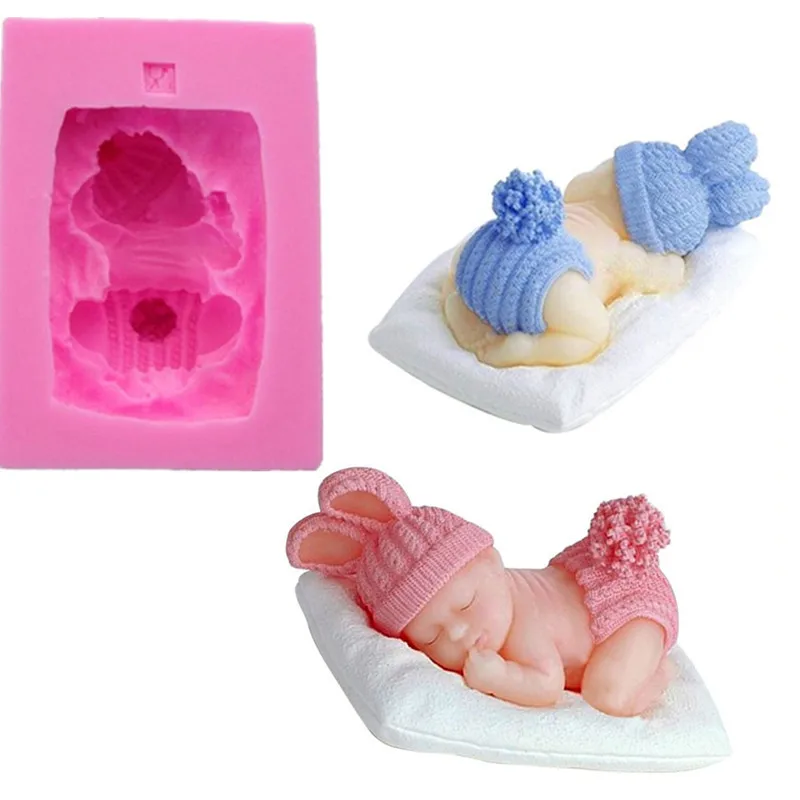 Sleeping baby baby sugar cake silicone mold handmade chocolate soap mold cake cake dessert mold DIY baking tool
Sleeping baby baby sugar cake silicone mold handmade chocolate soap mold cake cake dessert mold DIY baking tool