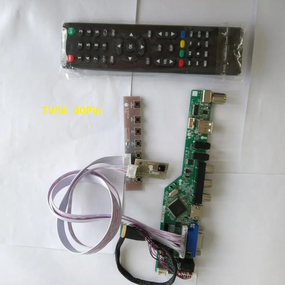 kit for LP140WH4(TL)(N1) 14" Controller driver board VGA remote USB HDMI 1366X768 40pin LVDS Panel Screen LCD LED TV AV
kit for LP140WH4(TL)(N1) 14" Controller driver board VGA remote USB HDMI 1366X768 40pin LVDS Panel Screen LCD LED TV AV