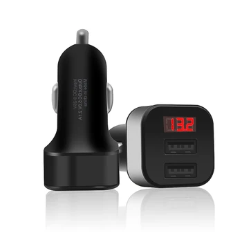 Universal 2019 new 5V 2.1A Dual USB With Screen Display Car Auto usb Cigarette Lighter Socket for Iphone Xiaomi Huawei
Universal 2019 new 5V 2.1A Dual USB With Screen Display Car Auto usb Cigarette Lighter Socket for Iphone Xiaomi Huawei