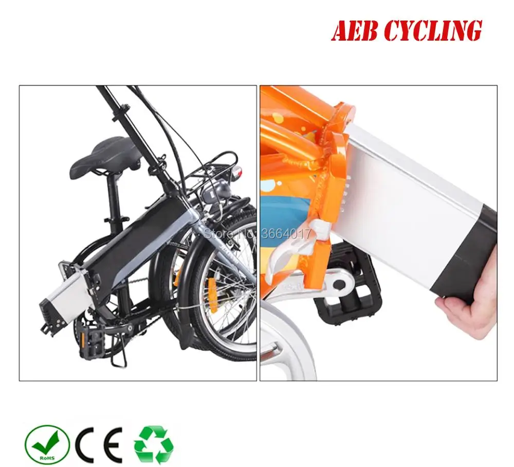 Sale Free shipping folding ebike battery case 40 Pcs 18650 cells inner tube case for Lankeleisi/ZB folding ebike 9