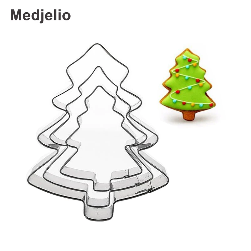Medjelio Stainless Steel Baking Christmas Tree Cake Decorating Tools Fondant Cake Mold Biscuit Cookies Cutter Bakeware Tools
Medjelio Stainless Steel Baking Christmas Tree Cake Decorating Tools Fondant Cake Mold Biscuit Cookies Cutter Bakeware Tools