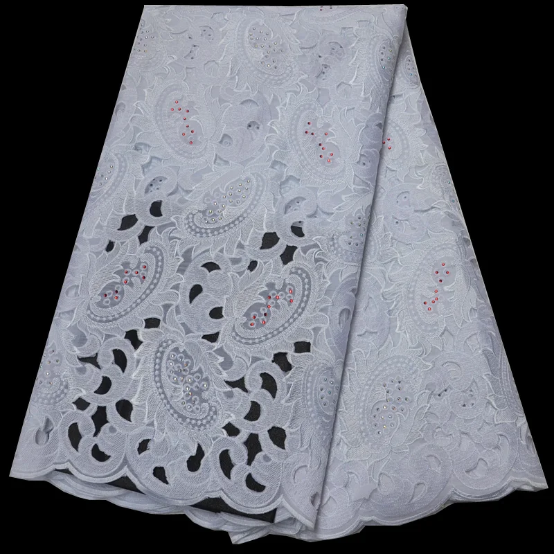 (5yards/pc) High quality white hand cut African organza lace fabric with wonderful embroidery and stones for party dress CLP229
(5yards/pc) High quality white hand cut African organza lace fabric with wonderful embroidery and stones for party dress CLP229
