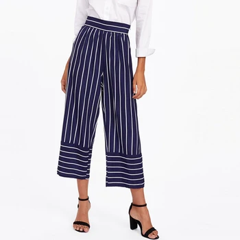 New Fashion Women Clothes High Waist Wide Leg Pants Stripe Bell-bottom Trousers Women Casual Clothes
New Fashion Women Clothes High Waist Wide Leg Pants Stripe Bell-bottom Trousers Women Casual Clothes