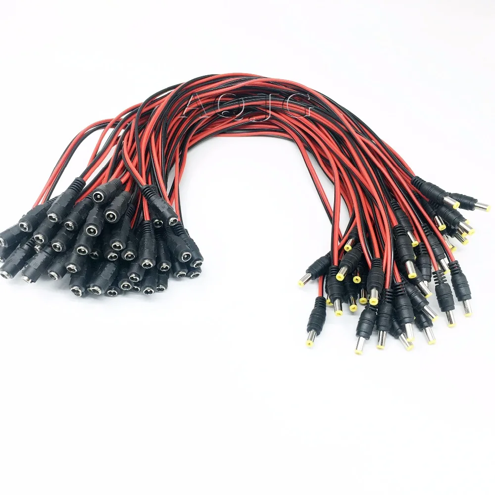 10pcs 0.5m 5.5x2.1 5.5*2.1 male to female Extend cable DC Power Pigtail cable jack for CCTV Security Camera connector
10pcs 0.5m 5.5x2.1 5.5*2.1 male to female Extend cable DC Power Pigtail cable jack for CCTV Security Camera connector