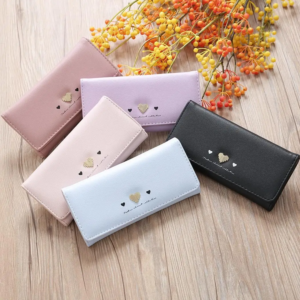 Cute Women Long Bifold Wallet Heart Print Cell Phone Clutch Bag Card Holder Snap Button Casual Party Metal
Cute Women Long Bifold Wallet Heart Print Cell Phone Clutch Bag Card Holder Snap Button Casual Party Metal