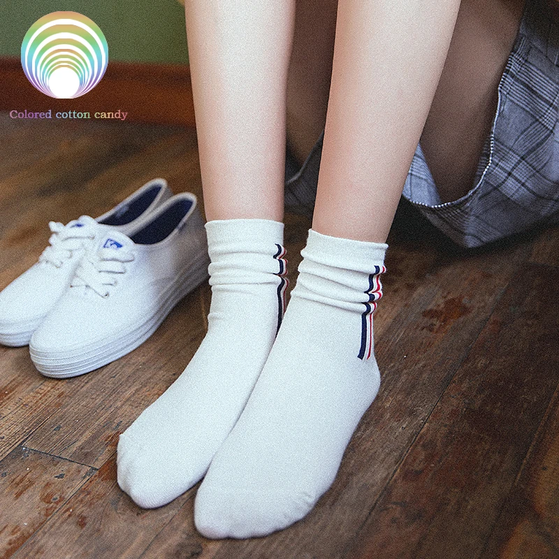 Image High Quality Cotton Fashion Harajuku Street Style Rock And Roll Summer Spring Winter Autumn Casual Long Weed Socks women and men