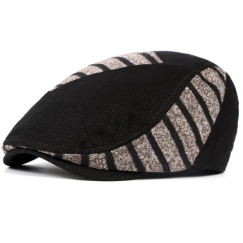 HT766 NEW Fashion Autumn Winter Men Beret Cap Striped Warm Gastby Cap Knitted Ivy Cap Women Newsboy Cap Hat Unisex Cabbie Beret
HT766 NEW Fashion Autumn Winter Men Beret Cap Striped Warm Gastby Cap Knitted Ivy Cap Women Newsboy Cap Hat Unisex Cabbie Beret