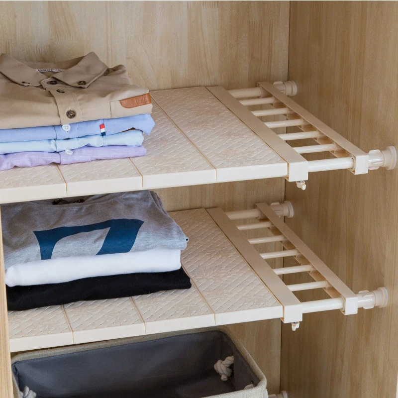 QQJJ Adjustable Telescopic Storage Wardrobe Closet Storage Rack Layered Partition Board Shelf Wardrobe Partition Kitchen Shelf
QQJJ Adjustable Telescopic Storage Wardrobe Closet Storage Rack Layered Partition Board Shelf Wardrobe Partition Kitchen Shelf