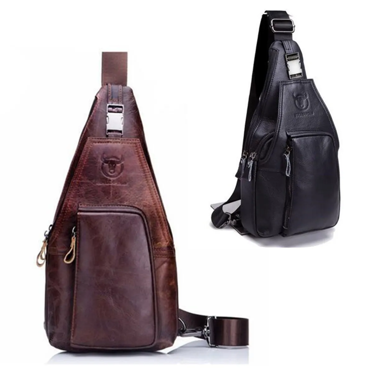 Vintage Men's Genuine Leather Shoulder Crossbody Leather handbag Chest bag leather bag Men's Cross Body Shoulder bag Chest Pack
Vintage Men's Genuine Leather Shoulder Crossbody Leather handbag Chest bag leather bag Men's Cross Body Shoulder bag Chest Pack