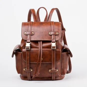 2019 Fashion Women Leather School Vintage Backpack Girls Schoolbag Mochila Feminina Brown Black Backpacks Korean Retro Sac A Dos
2019 Fashion Women Leather School Vintage Backpack Girls Schoolbag Mochila Feminina Brown Black Backpacks Korean Retro Sac A Dos