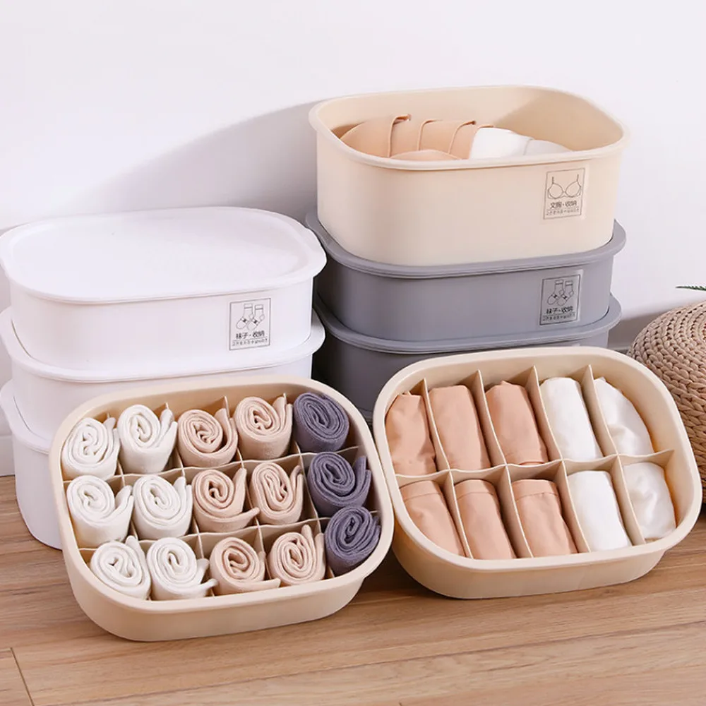 3 PCS Underwear storage box multi-function plastic household covered drawer type dormitory pantyhose storage box LM7171406
3 PCS Underwear storage box multi-function plastic household covered drawer type dormitory pantyhose storage box LM7171406