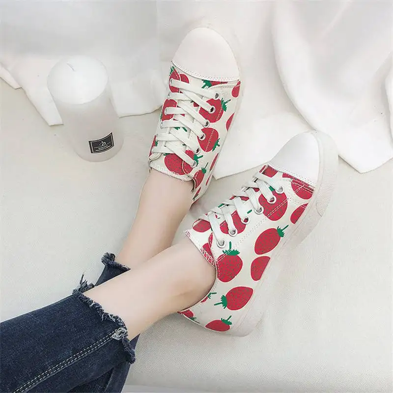 New Shoes Women Vulcanized Sneakers Breathable Casual White Shoes Canvas Strawberry White Tenis Feminino Zapatos De Mujer BX57
New Shoes Women Vulcanized Sneakers Breathable Casual White Shoes Canvas Strawberry White Tenis Feminino Zapatos De Mujer BX57