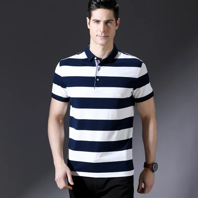 MACROSEA Men's Summer Short Sleeve Contrast Color Striped PoloShirt Men Cotton PoloShirt Smart Casual Top Shirts Male 9085
MACROSEA Men's Summer Short Sleeve Contrast Color Striped PoloShirt Men Cotton PoloShirt Smart Casual Top Shirts Male 9085