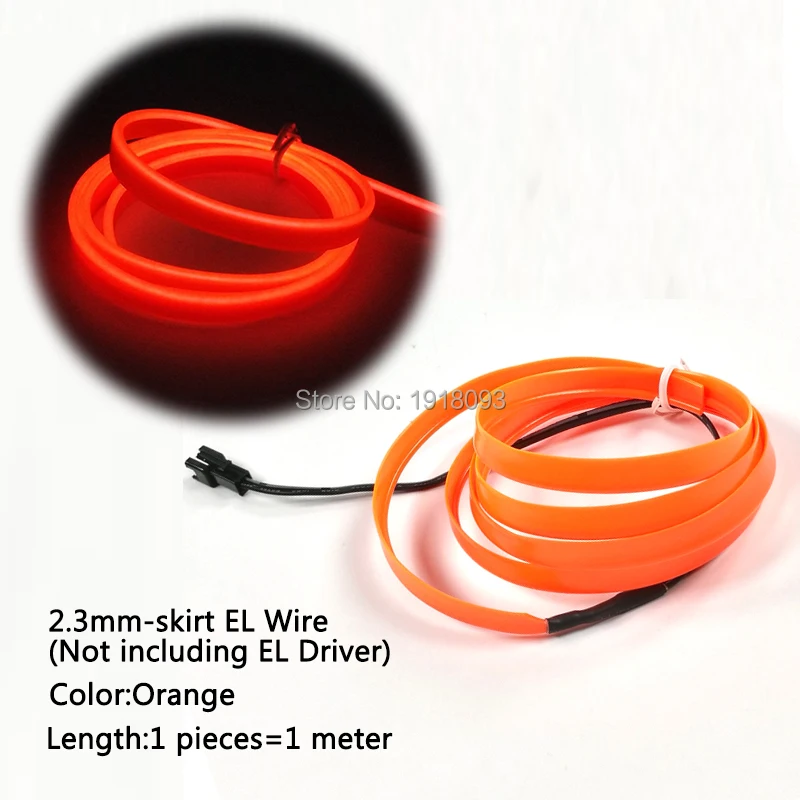 New arrival LED Strip Orange EL Wire Tube Rope Flexible Neon Light 2.3mm-skirt 1 Meter Car Inside Decoration
New arrival LED Strip Orange EL Wire Tube Rope Flexible Neon Light 2.3mm-skirt 1 Meter Car Inside Decoration