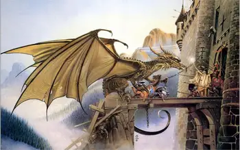 castles dragons defense chris achilleos 4' Size Home Decoration Canvas Poster Print
castles dragons defense chris achilleos 4' Size Home Decoration Canvas Poster Print
