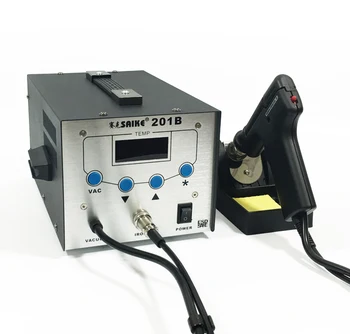 Desoldering station Electric Vacuum SAIKE 201B Desoldering Pump Solder Sucker Absorb Tin removal tool Automatic tin suction gun
Desoldering station Electric Vacuum SAIKE 201B Desoldering Pump Solder Sucker Absorb Tin removal tool Automatic tin suction gun