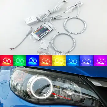 Super bright 7 color RGB LED Angel Eyes Kit with a remote control car styling For Impreza WRX STI 2007 2008 2009 2010 2011
Super bright 7 color RGB LED Angel Eyes Kit with a remote control car styling For Impreza WRX STI 2007 2008 2009 2010 2011