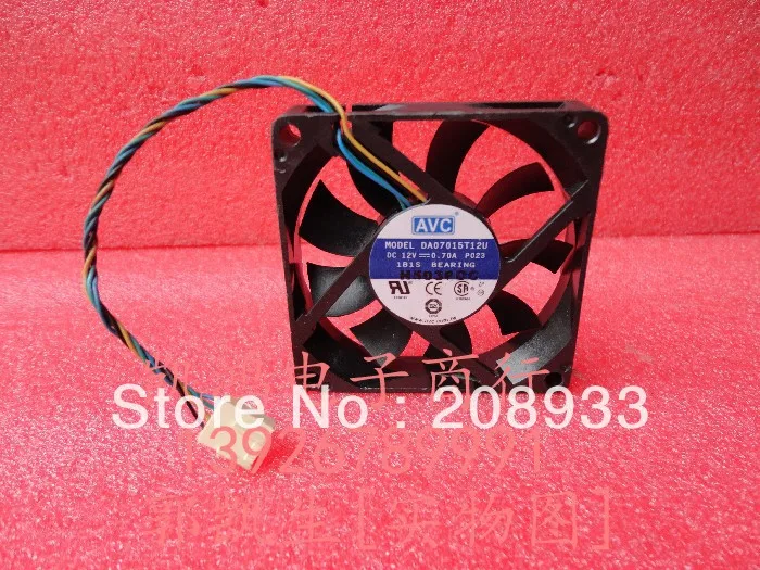 For original AVC AVC 7CM 7015 4-pin PWM ball bearing fan for AMD original CPU Cooler+cooling fan
For original AVC AVC 7CM 7015 4-pin PWM ball bearing fan for AMD original CPU Cooler+cooling fan