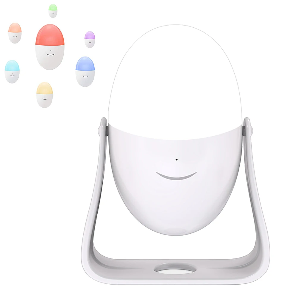 7 Color LED Night Light Shake RGB Color Changing Touch Control Rechargeable Egg 360 Rotating Soft Light For Baby Room USB Gadget 
7 Color LED Night Light Shake RGB Color Changing Touch Control Rechargeable Egg 360 Rotating Soft Light For Baby Room USB Gadget