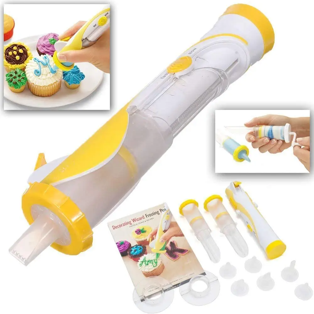 Betty Crocker Free shipping battery-powered Cupcake decorating cakes Frosting Deco Pen set retail as seen on tv 03013
Betty Crocker Free shipping battery-powered Cupcake decorating cakes Frosting Deco Pen set retail as seen on tv 03013