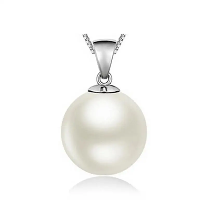 Necklaces & Pendants Real Pure 925 Sterling Silver Shell Pearl Pendants For Women Round Charms Pearl Jewelry Colares Feminino
Necklaces & Pendants Real Pure 925 Sterling Silver Shell Pearl Pendants For Women Round Charms Pearl Jewelry Colares Feminino