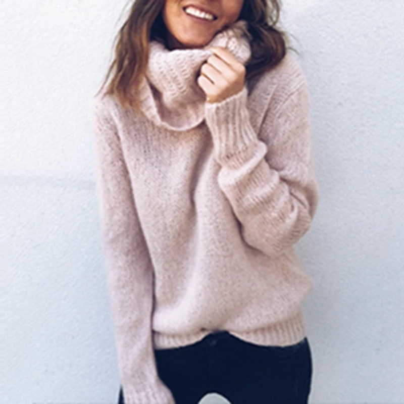 2019 Spring Ne Fashion Women Sweater Solid Colors Loose Casual Turtleneck Pullovers Plus Size Vintage Sweather Femme SR020
2019 Spring Ne Fashion Women Sweater Solid Colors Loose Casual Turtleneck Pullovers Plus Size Vintage Sweather Femme SR020