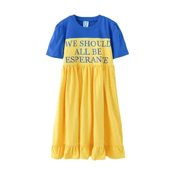 Girls Princess Dress Ruffle Patchwork Kids Dress 2019 New Letter Print Girl Dress Children Cotton Clothing
Girls Princess Dress Ruffle Patchwork Kids Dress 2019 New Letter Print Girl Dress Children Cotton Clothing