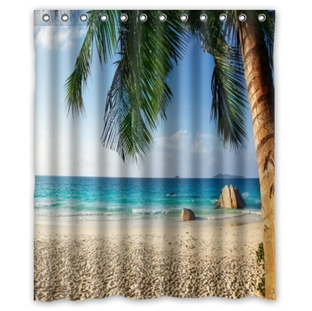 Memory Home Custom Scenic Printed Tropical Beach Mildew-Resistant Antibacterial Polyester Fabric Waterproof Shower Curtain
Memory Home Custom Scenic Printed Tropical Beach Mildew-Resistant Antibacterial Polyester Fabric Waterproof Shower Curtain