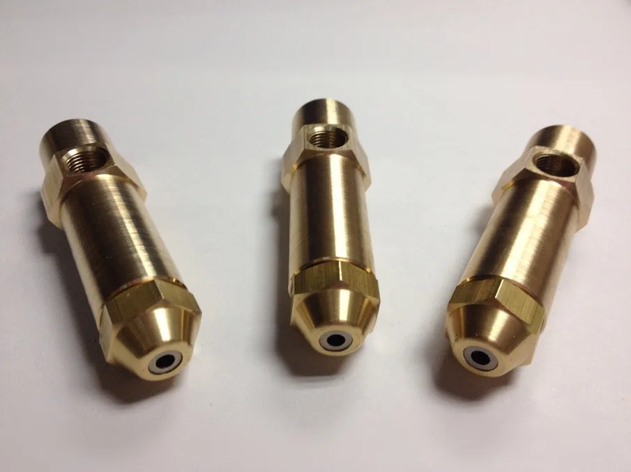 1.5mm Fuel nozzle siphon air atomizing nozzle two-fluid nozzle diesel heavy oil waste oil Alcohol-based fuel burner nozzle
1.5mm Fuel nozzle siphon air atomizing nozzle two-fluid nozzle diesel heavy oil waste oil Alcohol-based fuel burner nozzle