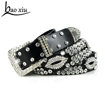 Brand New fashion Female leather belt female full diamond drill wide Rhinestone belts cinto feminino for women accessories
Brand New fashion Female leather belt female full diamond drill wide Rhinestone belts cinto feminino for women accessories