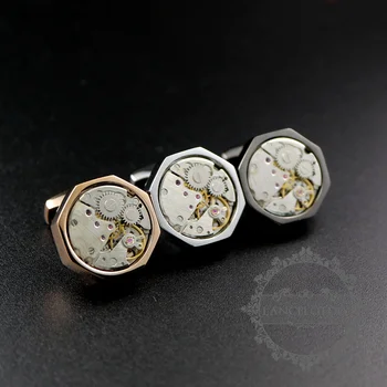 round steam punk watch movement gold,silver,rose gold,gun black color brass novelty cufflinks fashion sleeve buttons shirt cuff
round steam punk watch movement gold,silver,rose gold,gun black color brass novelty cufflinks fashion sleeve buttons shirt cuff