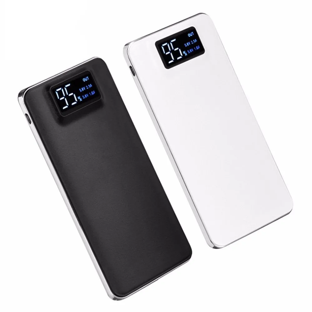 Ultra Thin Power Bank Large Capacity 10000mAh Double USB Digital LCD Display Battery LED Torch For Mobile Phone
Ultra Thin Power Bank Large Capacity 10000mAh Double USB Digital LCD Display Battery LED Torch For Mobile Phone