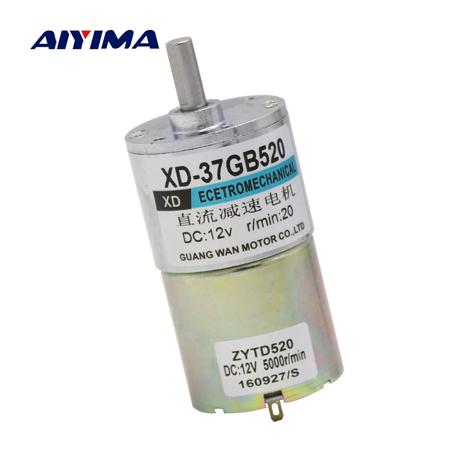 AIYIMA Miniature Brush DC Motor 12V/24V SLow Speed Gear Precision Reduction Model Production Automation Intelligent Electronic
AIYIMA Miniature Brush DC Motor 12V/24V SLow Speed Gear Precision Reduction Model Production Automation Intelligent Electronic