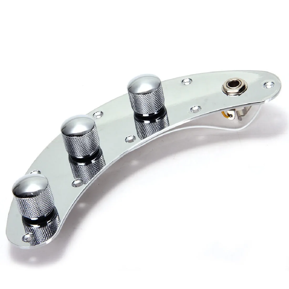 2018 High Quality Chrome Plated silver Pre-Wired Loaded Control Plate For Jazz Bass Guitar With Knobs 8 screws Accessories
2018 High Quality Chrome Plated silver Pre-Wired Loaded Control Plate For Jazz Bass Guitar With Knobs 8 screws Accessories