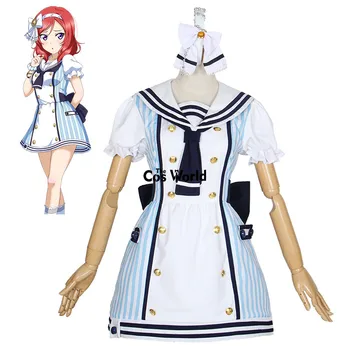 Love Live School Idol Project Nishikino Maki Sea Piracy Pirates Sailor Suit Dress School Uniform Outfit Anime Cosplay Costumes
Love Live School Idol Project Nishikino Maki Sea Piracy Pirates Sailor Suit Dress School Uniform Outfit Anime Cosplay Costumes