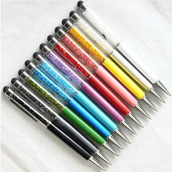 100pcs/lot Arrival Crystal Diamond Screen Capacitive Touch Stylus Pen for Universal Capacitive Pad Tablet+Ball Point Write Pen
100pcs/lot Arrival Crystal Diamond Screen Capacitive Touch Stylus Pen for Universal Capacitive Pad Tablet+Ball Point Write Pen