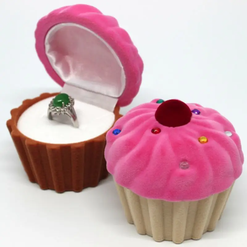 New Cute Cake Cup Shape Ring Box Earring Pendant Locket Necklace Jewelry Case For Rings Display Box
New Cute Cake Cup Shape Ring Box Earring Pendant Locket Necklace Jewelry Case For Rings Display Box