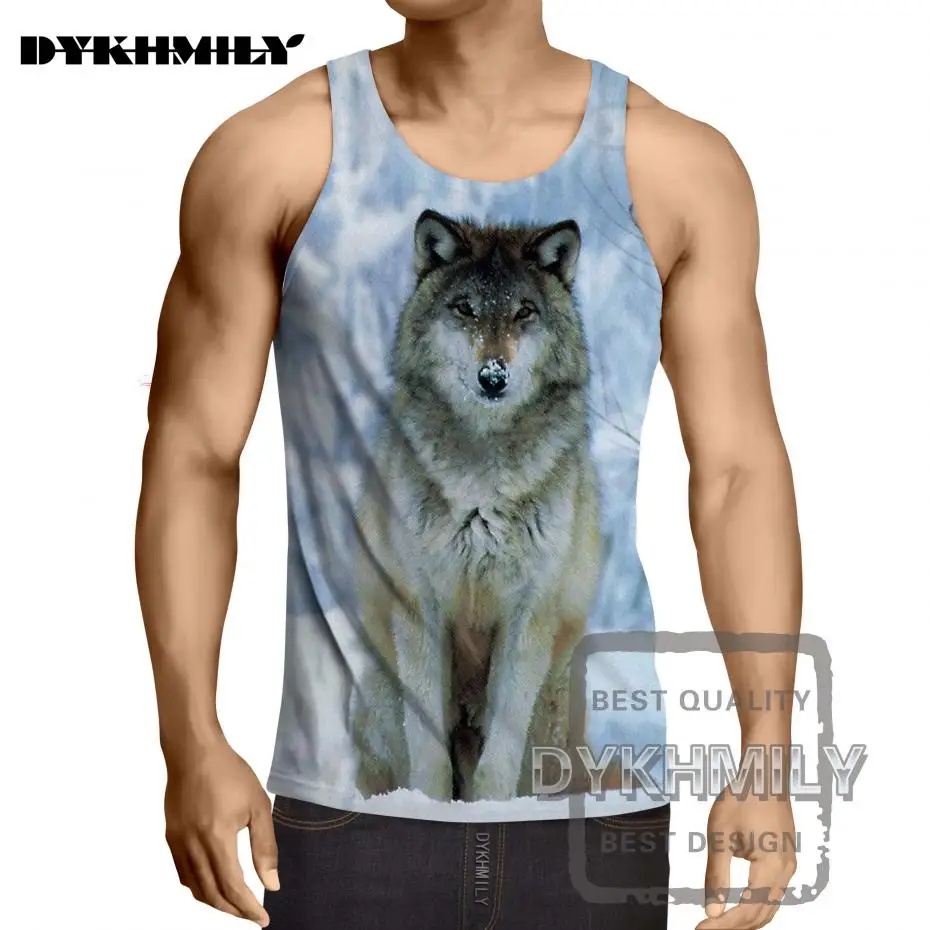 Dykhmily Animal Style 3d Snow In The White Wolf Funny Print Novel Thin Section Brand Vest Handsome Cool Sleeveless Garment
Dykhmily Animal Style 3d Snow In The White Wolf Funny Print Novel Thin Section Brand Vest Handsome Cool Sleeveless Garment
