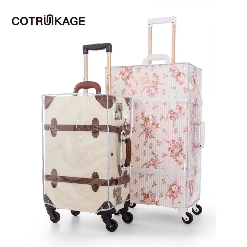 COTRUNKAGE Thickening PVC Clear Vintage Luggage Cover Protector Dust Waterproof Transparent Protective Suitcase Cover for Trunk
COTRUNKAGE Thickening PVC Clear Vintage Luggage Cover Protector Dust Waterproof Transparent Protective Suitcase Cover for Trunk
